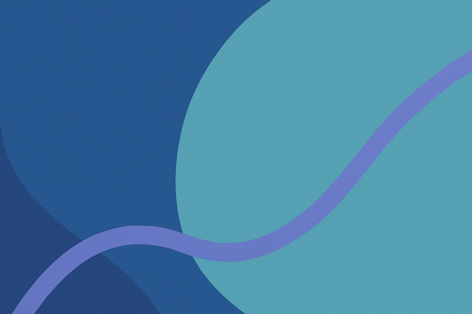 Abstract technology shapes in blue and teal